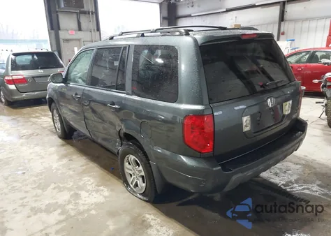 2005 Honda Pilot Ex-L из США, поврежденный, VIN 2HKYF18715H564632